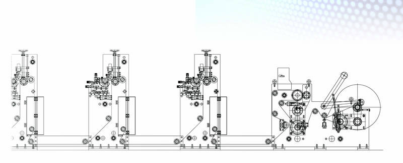 机组式柔印机设计图纸